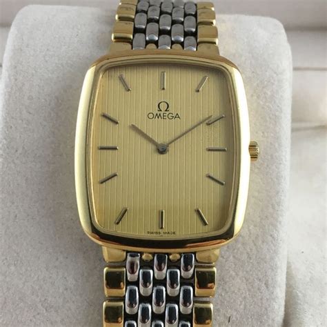 omega deville quartz men& 39|omega de ville quartz watch.